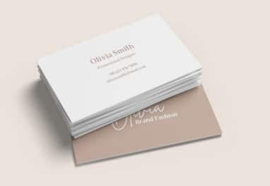 normal visiting card printing in dubai