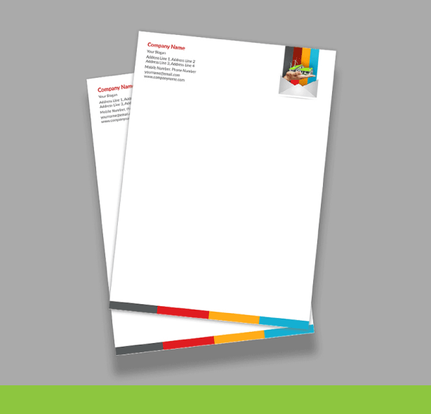 letterhead printing in dubai